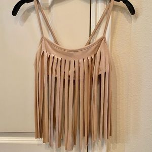 Fringe Halter Top